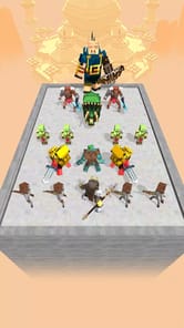 Dinosaur Merge: Block Fighting APK screenshot 1
