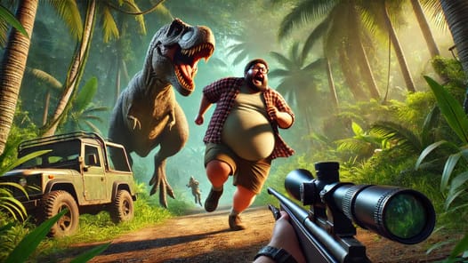 Dinosaur Hunting Games 3D 2023 APK screenshot 1
