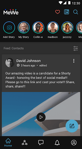 MeWe APK screenshot 1 MeWe APK screenshot 1