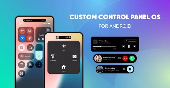 Custom Control Panel OS APK screenshot 1