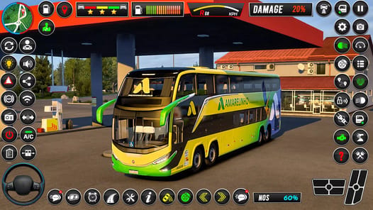 Bus Driving 3D Coach Bus Game APK screenshot 1