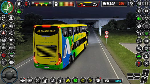 Bus Driving 3D Coach Bus Game APK screenshot 1