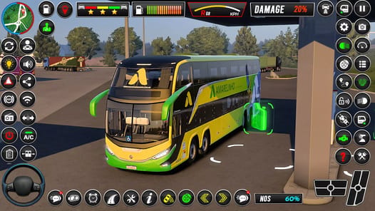 Bus Driving 3D Coach Bus Game APK screenshot 1