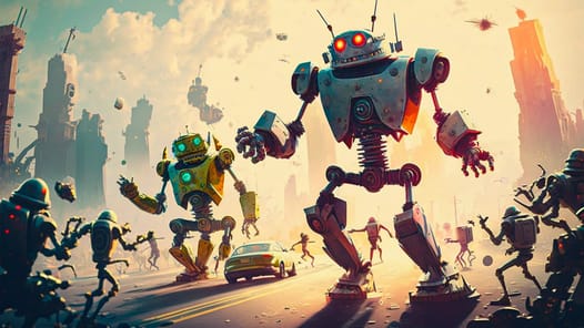 Robot War Robot Shooting Games APK screenshot 1