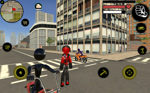 Stickman Rope Hero APK screenshot 1