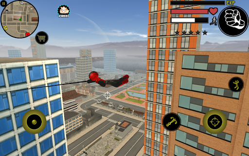 Stickman Rope Hero APK screenshot 1