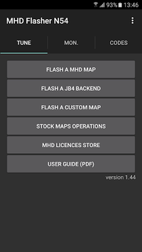 MHD Flasher N54 APK screenshot 1 MHD Flasher N54 APK screenshot 1