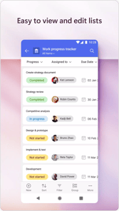 Microsoft Lists APK screenshot 1