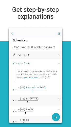 Microsoft Math Solver APK screenshot 1 Microsoft Math Solver APK screenshot 1