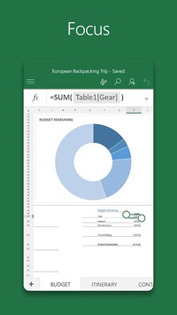 Microsoft Excel APK screenshot 1