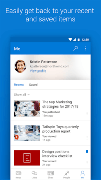 Microsoft SharePoint APK screenshot 1 Microsoft SharePoint APK screenshot 1