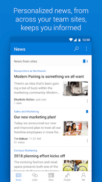 Microsoft SharePoint APK screenshot 1 Microsoft SharePoint APK screenshot 1