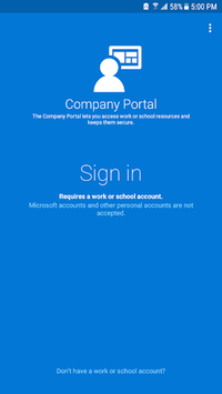 Intune Company Portal APK screenshot 1 Intune Company Portal APK screenshot 1