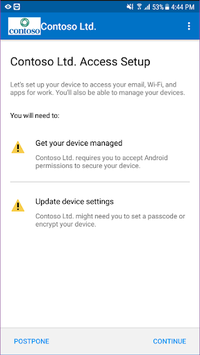 Intune Company Portal APK screenshot 1 Intune Company Portal APK screenshot 1