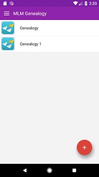 MLM Genealogy - Mind Map APK screenshot 1