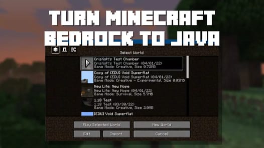 Java Edition UI for Minecraft APK screenshot 1
