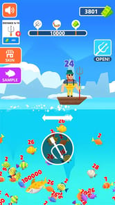 Dreamy Fishing-Harpoon Shooter APK screenshot 1