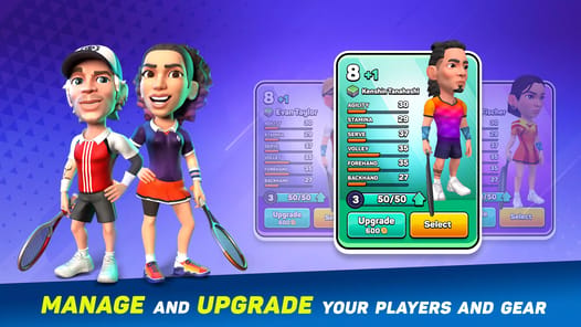Mini Tennis APK screenshot 1