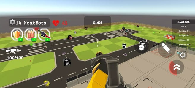 Nextbots in Backrooms Hunter APK screenshot 1