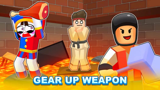Obby Lava Mod: Parkour Race APK screenshot 1