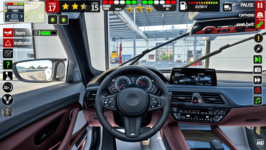 US Car Parking School Car Game APK screenshot 1