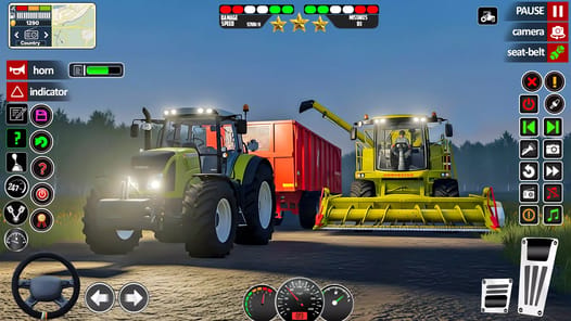 Indian Tractor Games Simulator APK screenshot 1