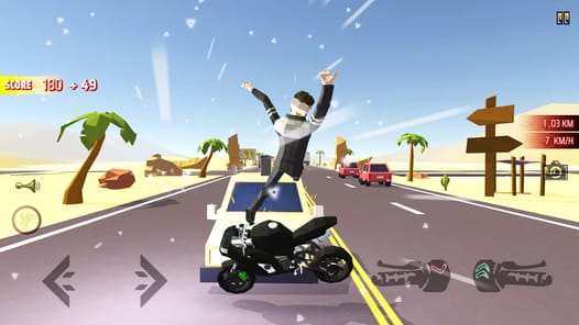 Moto Mad Racing APK screenshot 1