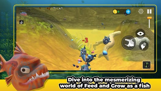 Feed and Fish Survivors APK screenshot 1