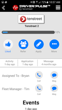 Driver Pulse by Tenstreet APK screenshot 1