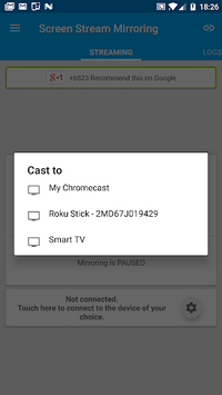 Screen Stream Mirroring Free APK screenshot 1