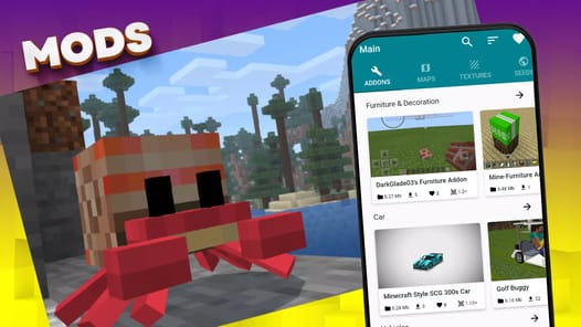Mods, maps skins for Minecraft APK screenshot 1