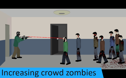 Flat Zombies: Defense & Cleanup APK screenshot 1