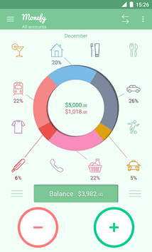 Monefy - Money Manager APK screenshot 1