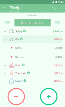 Monefy - Money Manager APK screenshot 1