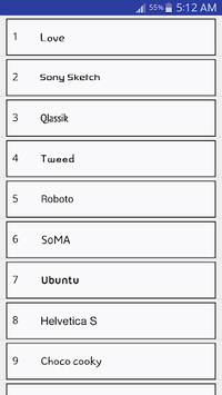 Zawgyi One Flipfont APK screenshot 1