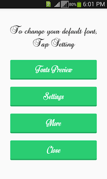 Stylish Fonts APK screenshot 1 Stylish Fonts APK screenshot 1