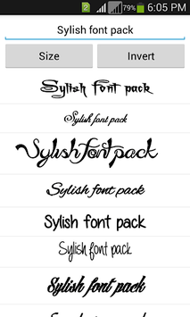 Stylish Fonts APK screenshot 1 Stylish Fonts APK screenshot 1