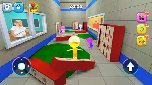Monster School Breakout Obby APK screenshot 1