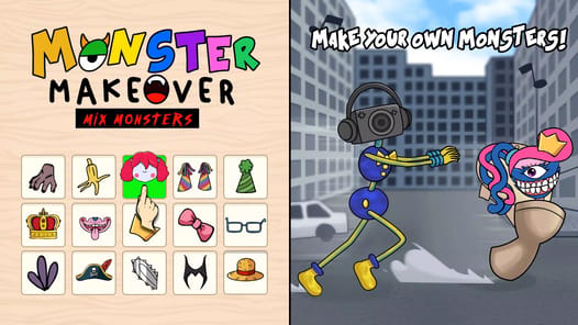 Monster Makeover, Mix Monsters APK screenshot 1