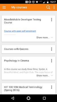 Moodle Classic APK screenshot 1