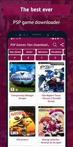 psp games files downloader APK screenshot 1