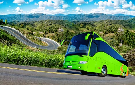 Hill Bus Simulator Coach Game APK screenshot 1
