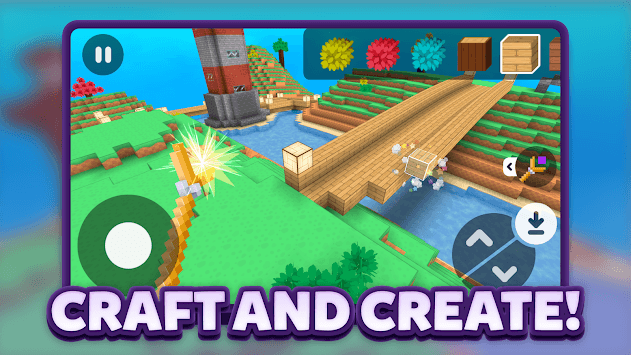 Crafty Lands - Craft, Build and Explore Worlds APK screenshot 1