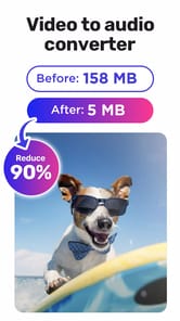 Video to audio, mp3 converter APK screenshot 1