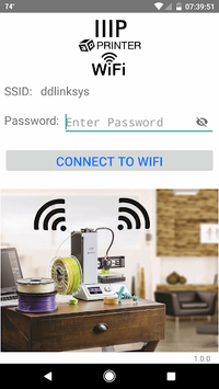 MP 3D Printer WiFi Connect APK screenshot 1