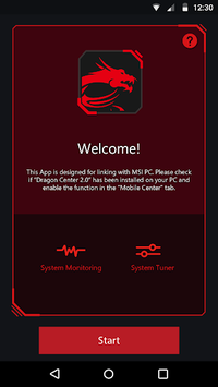 MSI Dragon Dashboard 2.0 APK screenshot 1