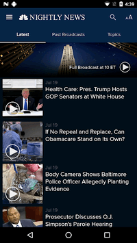 NBC Nightly News APK screenshot 1