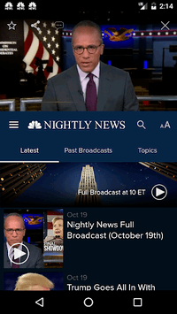 NBC Nightly News APK screenshot 1
