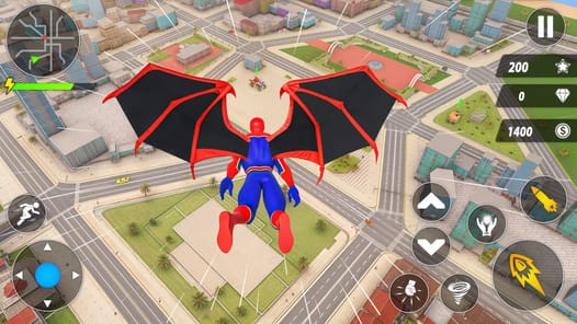 Spider Robot Hero Car Games APK screenshot 1