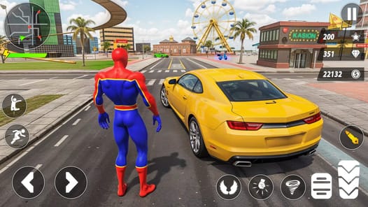 Spider Robot Hero Car Games APK screenshot 1